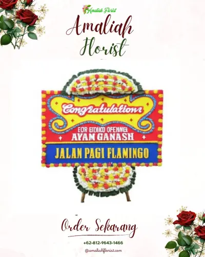 Bunga Papan Congratulation di Tunggulpayung